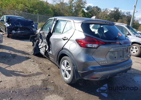 2022 Nissan Kicks S из США, поврежденный, VIN 3N1CP5BV0NL485431